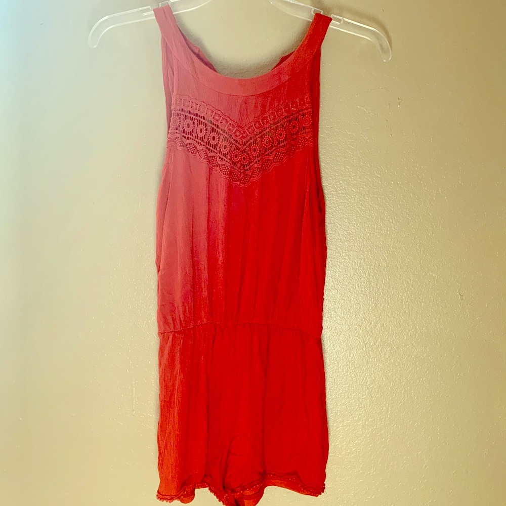 Burnt Orange Romper!!🧡🌺